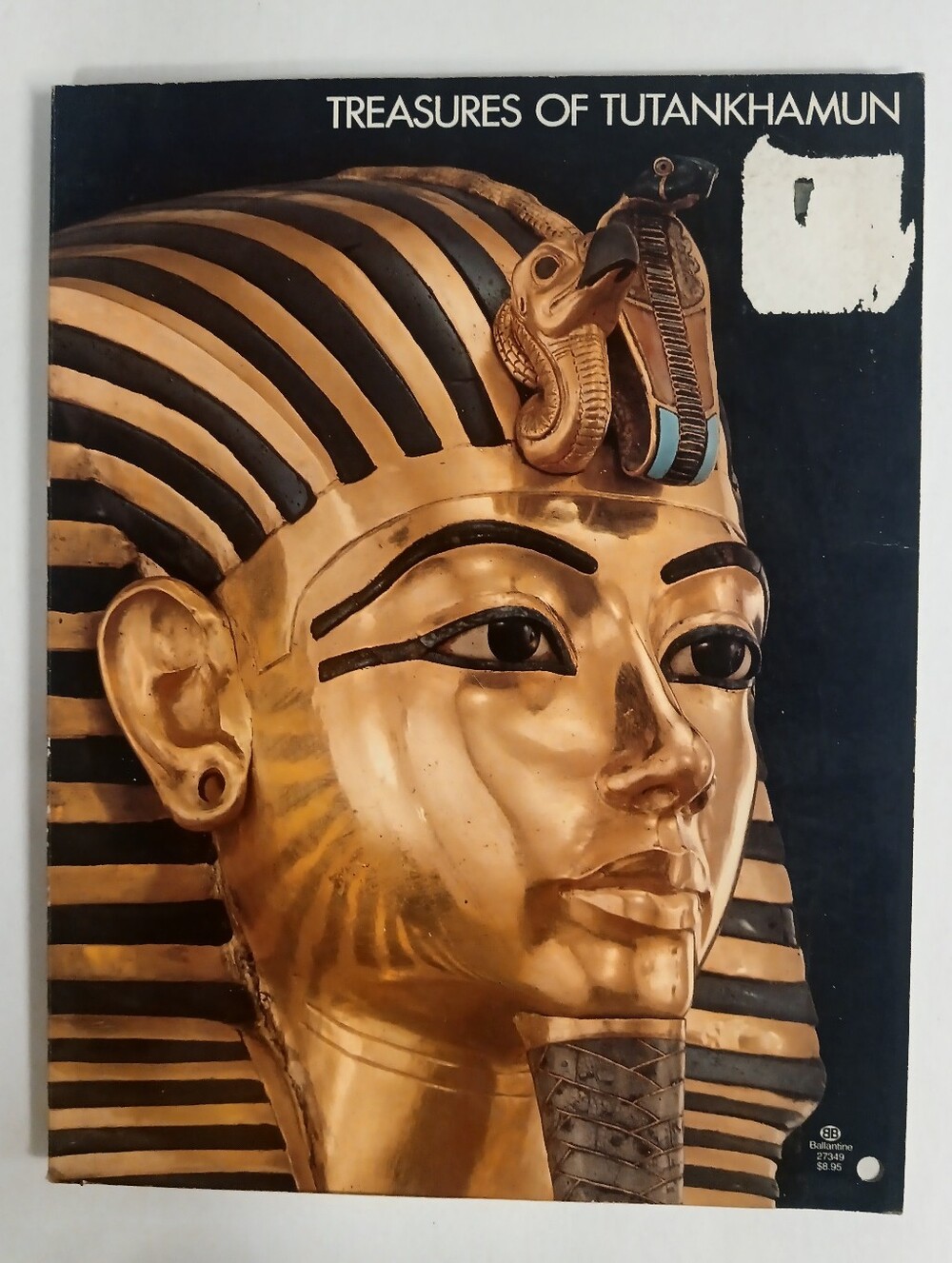 Treasures of Tutankhamun 1976 First Edition Ballantine King Tut Egypt Museum